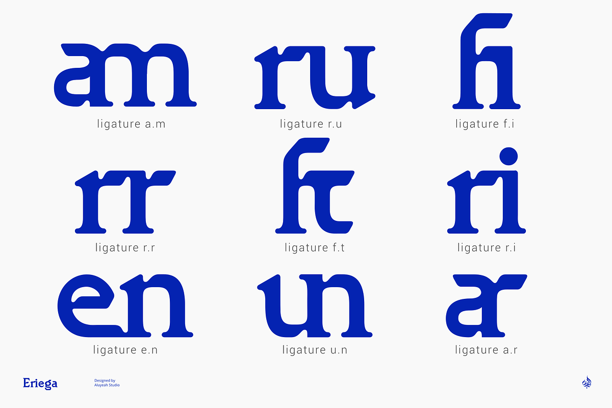 Eriega | Modern Tech Display, a Serif Font by Aluyeah Studio (Photo 11 of 16)