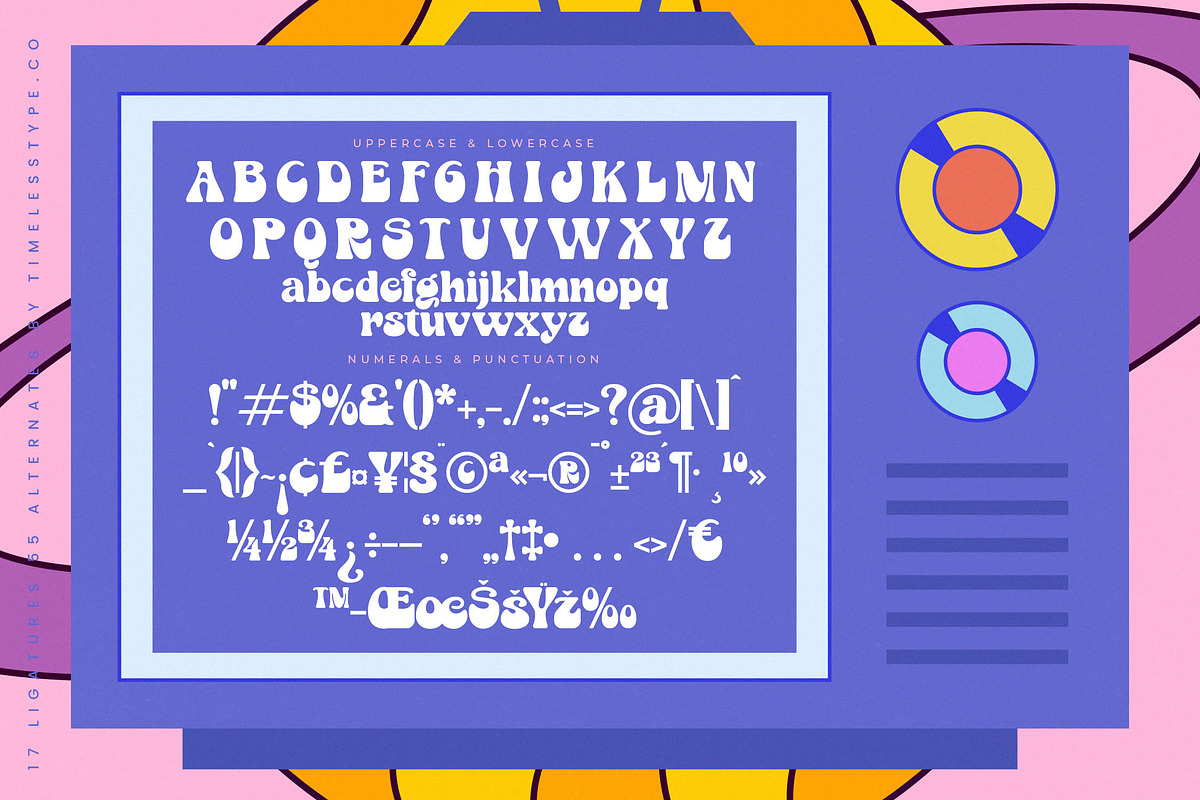 Mystic Smiles Groovy Display Font, a Serif Font by timelesstype.co (Photo 18 of 20)