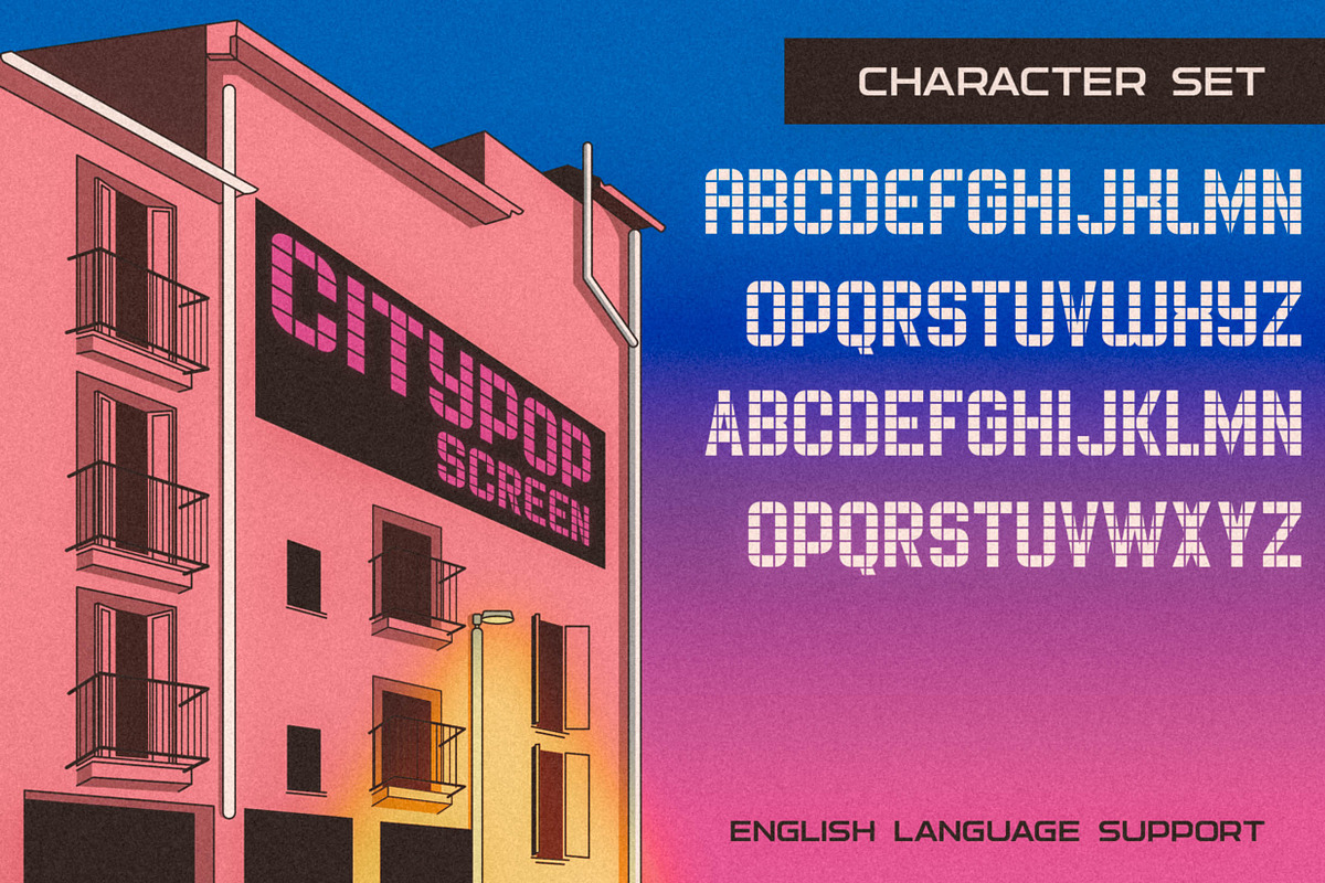 CITYPOP - Japanese 90s Retro Fonts, a Script Font by Konstantine Studio (Photo 15 of 17)