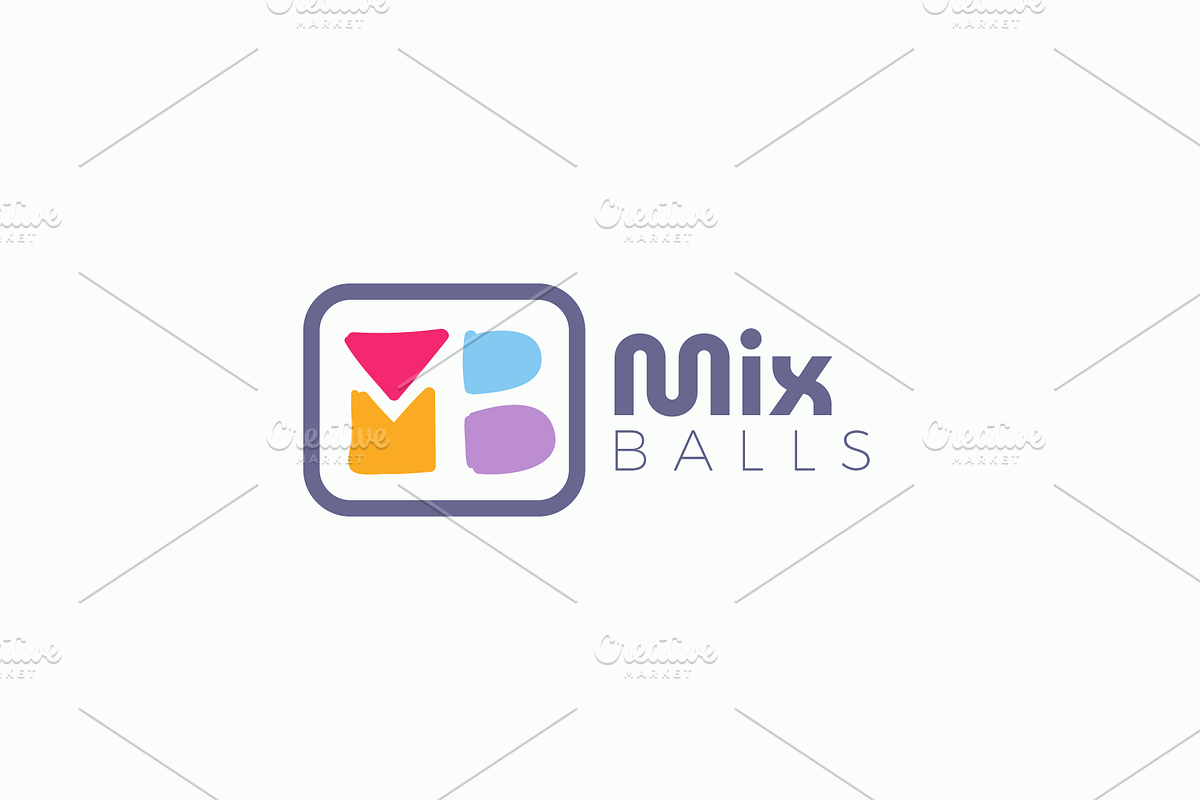 MB negative space letter mark, a Branding & Logo Template by MuzaInspires (Photo 1 of 4)