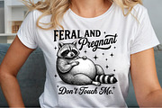 Feral and Pregnant Raccoon Maternity, a Work Illustration by Sublimation Artist (Thumbnail 5 of 9)
