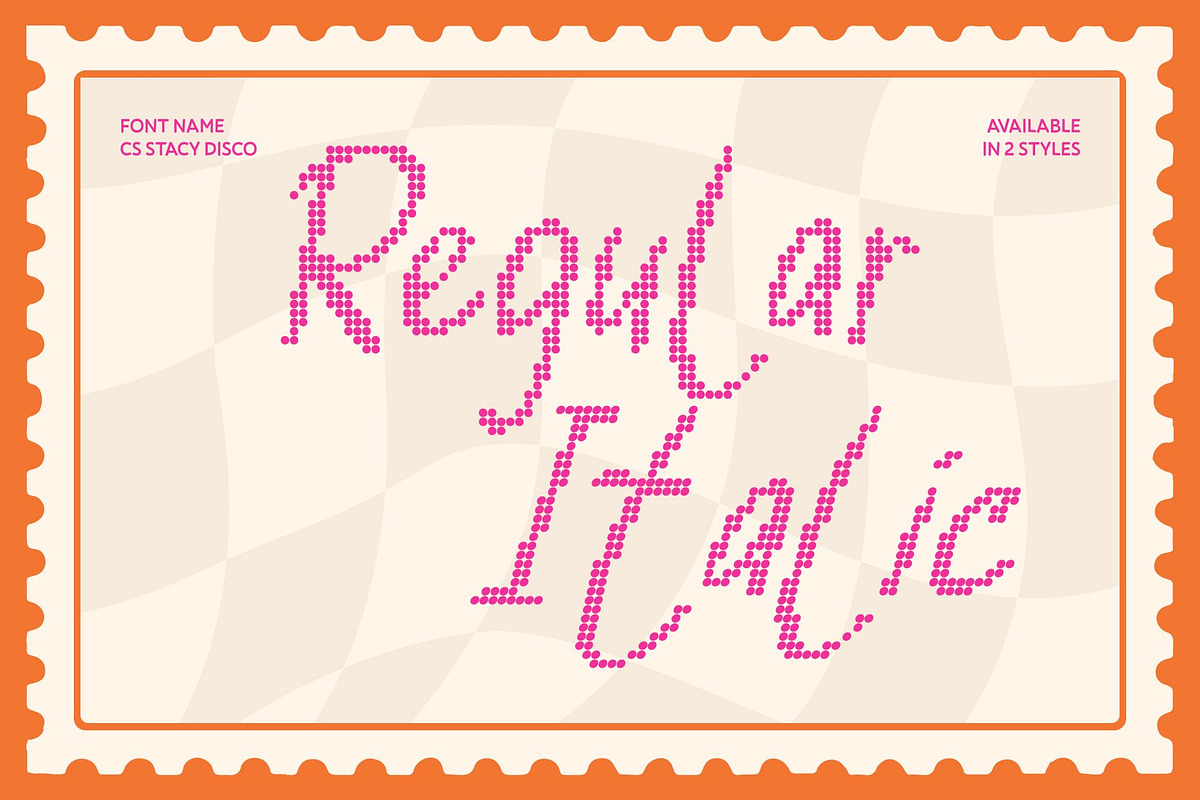 CS Stacy Disco, a Handwritten Font by Craft Supply Co. (Photo 3 of 8)