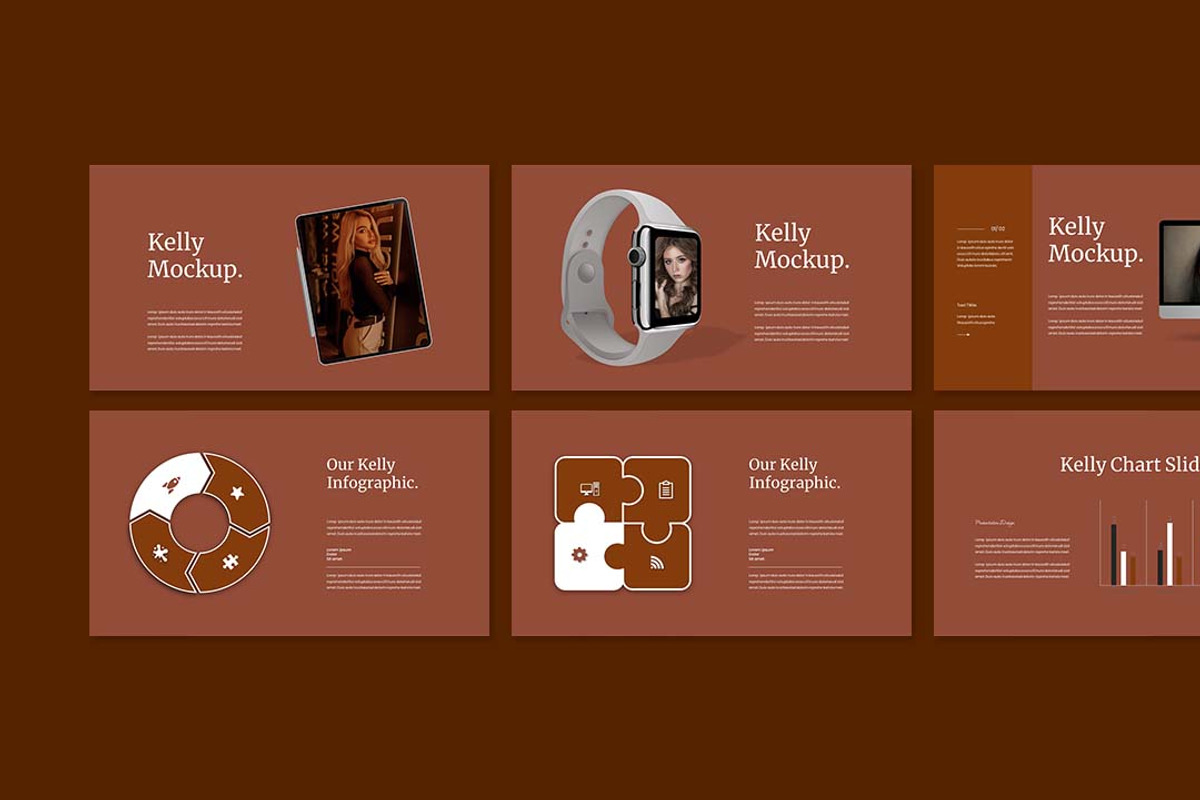 Kelly Fashion Presentation Tamplate, a Presentation Template by Analogous Temp (Photo 4 of 5)
