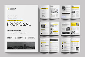 Project Proposal Template, a Brochure Template by ContestDesign