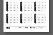 Minimalist 2026 Calendar Layout, a Stationery Template by ContestDesign (Thumbnail 3 of 3)