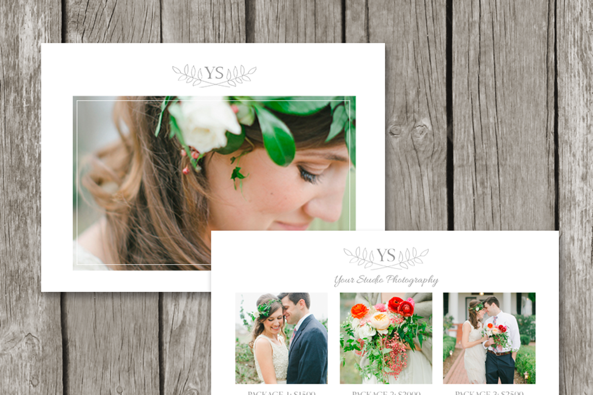 Photography Price Guide Template, a Flyer Template by Stillbrook Designs (Photo 2 of 3)