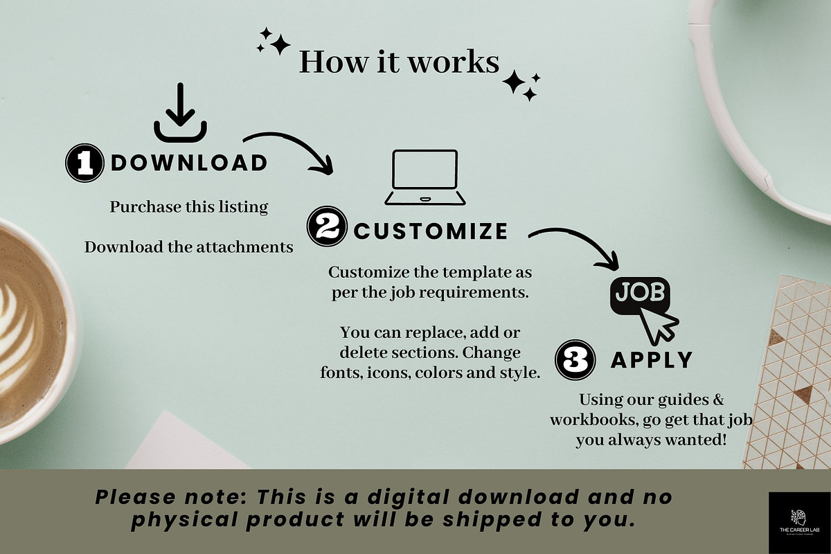 Resume/CV modern format with photo, a Resume Template by The Career Lab (Photo 9 of 10)