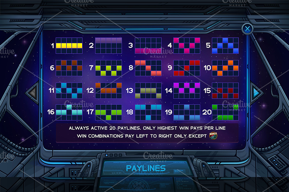 Space Odyssey Slots Game KIT, a Technology Illustration by Saranai Store (Photo 13 of 16)