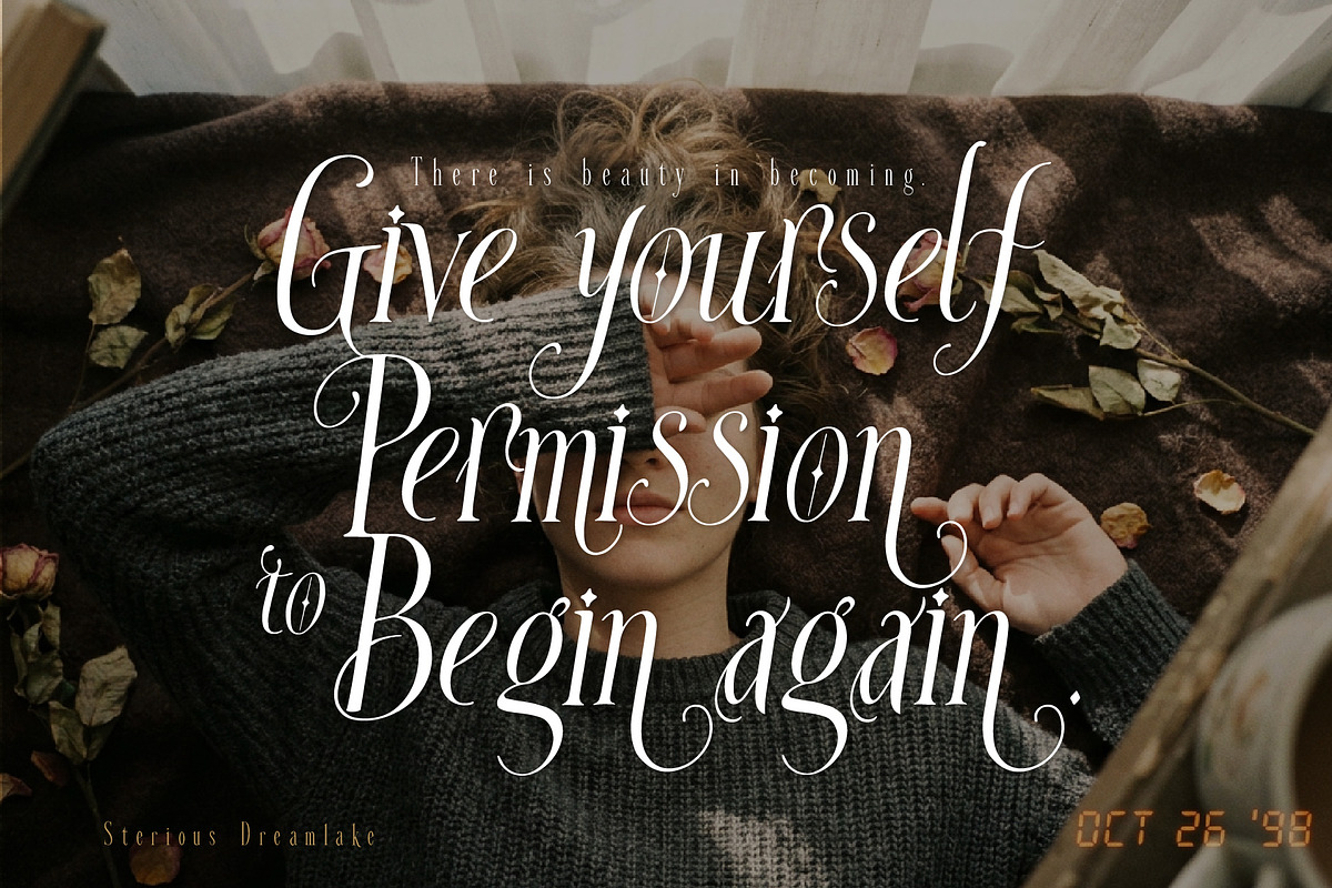 Sterious Dream - Timeless font Trio, a Handwritten Font by HypeWorksCo (Photo 24 of 42)