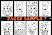 Cozy Easter Coloring Book for Adult, an Animal Illustration by Printable Design Store (Thumbnail 3 of 4)