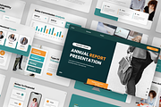 Annual Report Powerpoint, a Presentation Template by Annora Studio (Thumbnail 8 of 8)