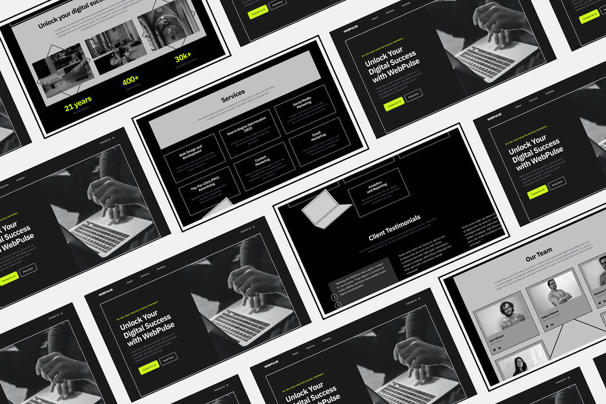 WebPulse // Web Agency Website, a Landing Page Template by EGO Creative Innovations (Photo 4 of 6)