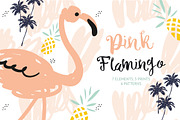 Pink flamingo, an Illustration by OJardin (Thumbnail 1 of 4)