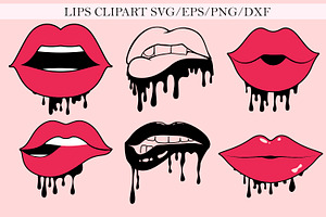 Kiss My Lips - A Dripping Font Duo