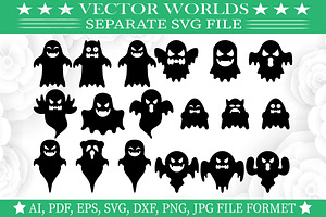 Ghost Smile SVG, Ghost Smile SVG