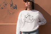 Silly Dogs hand drawn prints, an Illustration by Anastasiya Klempach (Thumbnail 9 of 10)