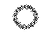 Floral Wreath Circle SVG Bundle, an Illustration by Creativeshirt (Thumbnail 36 of 51)