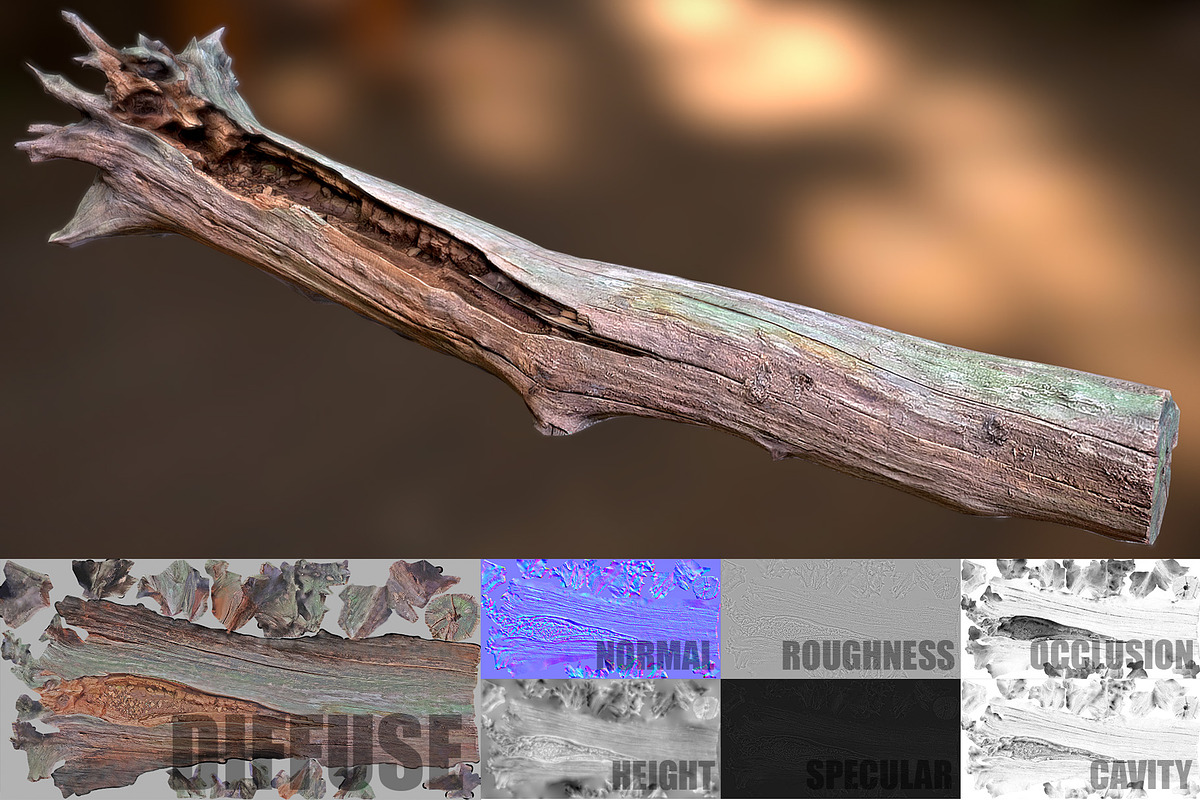 Dead Tree, an Environmental 3D Model by Beatheart Creative Studio (Photo 3 of 15)