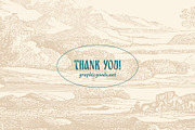 Vintage Landscape Illustrations, an Illustration by Graphic Goods (Thumbnail 18 of 18)