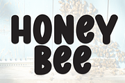 Honey Bee | Script Font, a Script Font by Scratchones (Thumbnail 1 of 8)