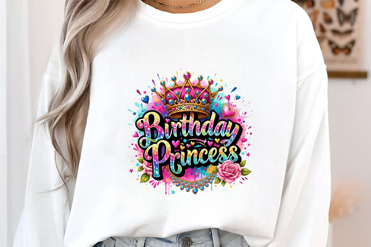 Girly Birthday Png Birthday Princess, an Illustration by designcity5 (Photo 7 of 8)
