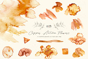 Copper Autumn Flowers, an Illustration by Kim Thoa Designs (Thumbnail 9 of 10)