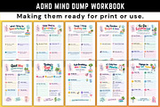 ADHD Mind Dump Workbook, a Stationery Template by Designmela01 (Thumbnail 2 of 6)