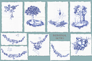 Harvest Bunnies - Toile De Jouy, a Pattern Graphic by YvY (Thumbnail 8 of 9)