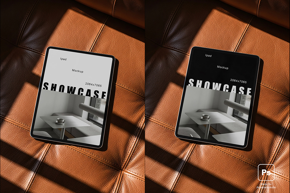 iPad Mockup, an iPad Mockup by Aquarianz Studio (Photo 1 of 3)