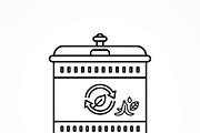 41 Household Waste Icon Set, an Outline Icon by adenpinkstore (Thumbnail 10 of 20)