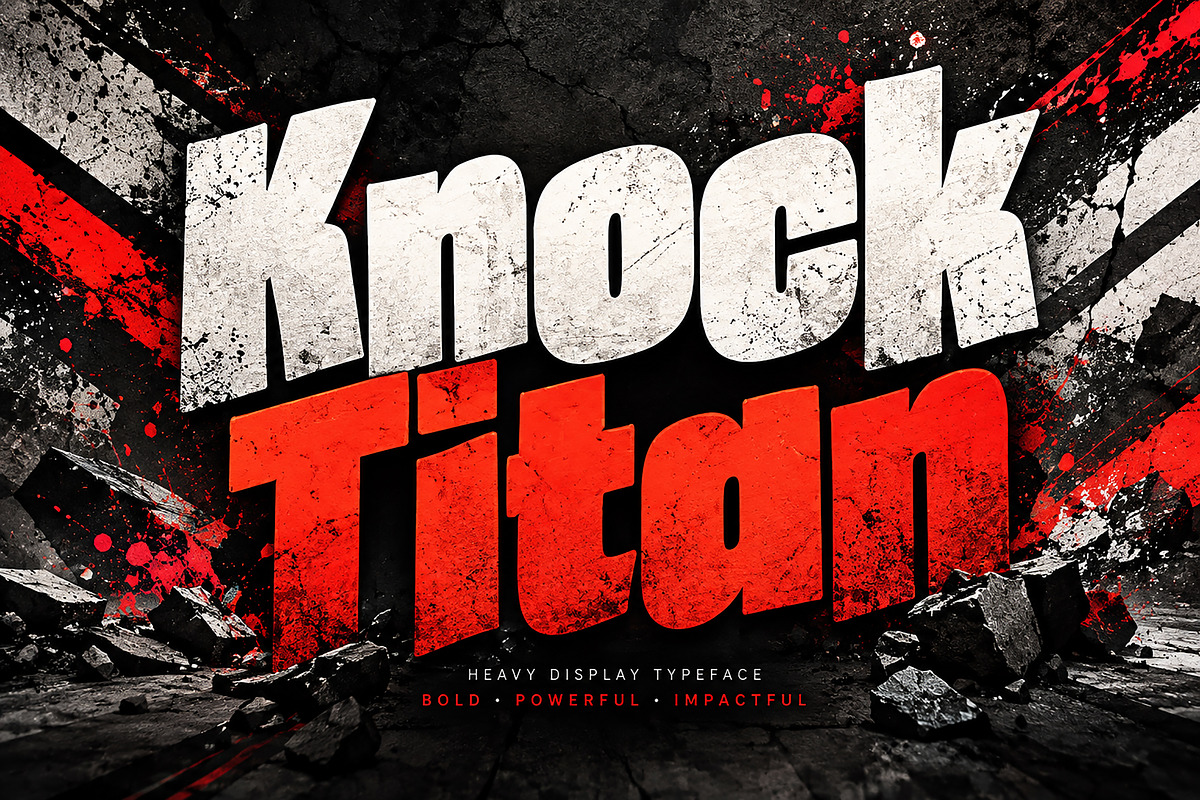Knock Titan, a Script Font by Wow Magic (Photo 1 of 5)