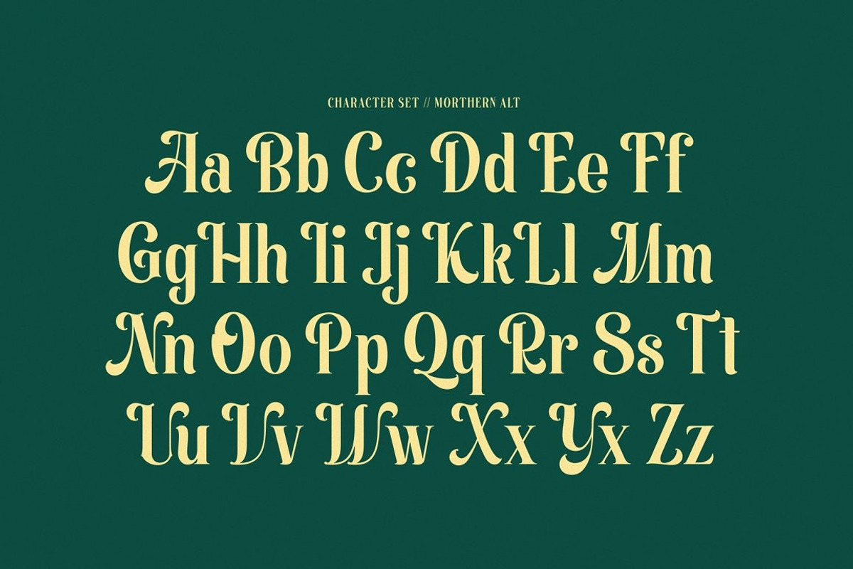 Morthern Font + Extras, a Handwritten Font by Graptail (Photo 13 of 14)