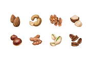 Assorted Nuts, a Food Illustration by Deemak Daksina (Thumbnail 1 of 3)