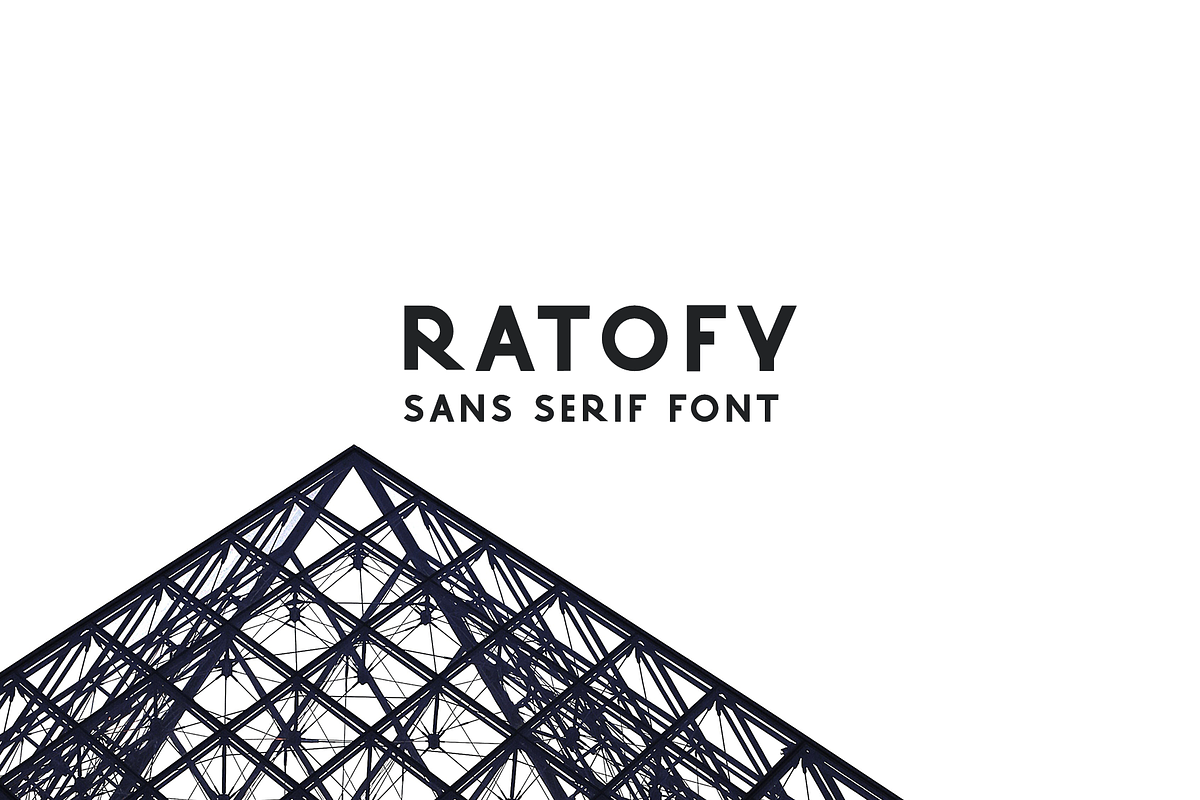 Ratofy - Sans Serif Font, a Sans Serif Font by ivan_artnivora (Photo 1 of 6)