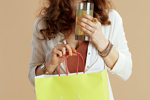 smiling elegant woman in blouse and shorts, a Person Photo by Alliance Images
