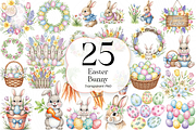 Easter Bunny PNG Clipart Cute Pastel, an Animal Illustration by KennedyStudio (Thumbnail 1 of 5)