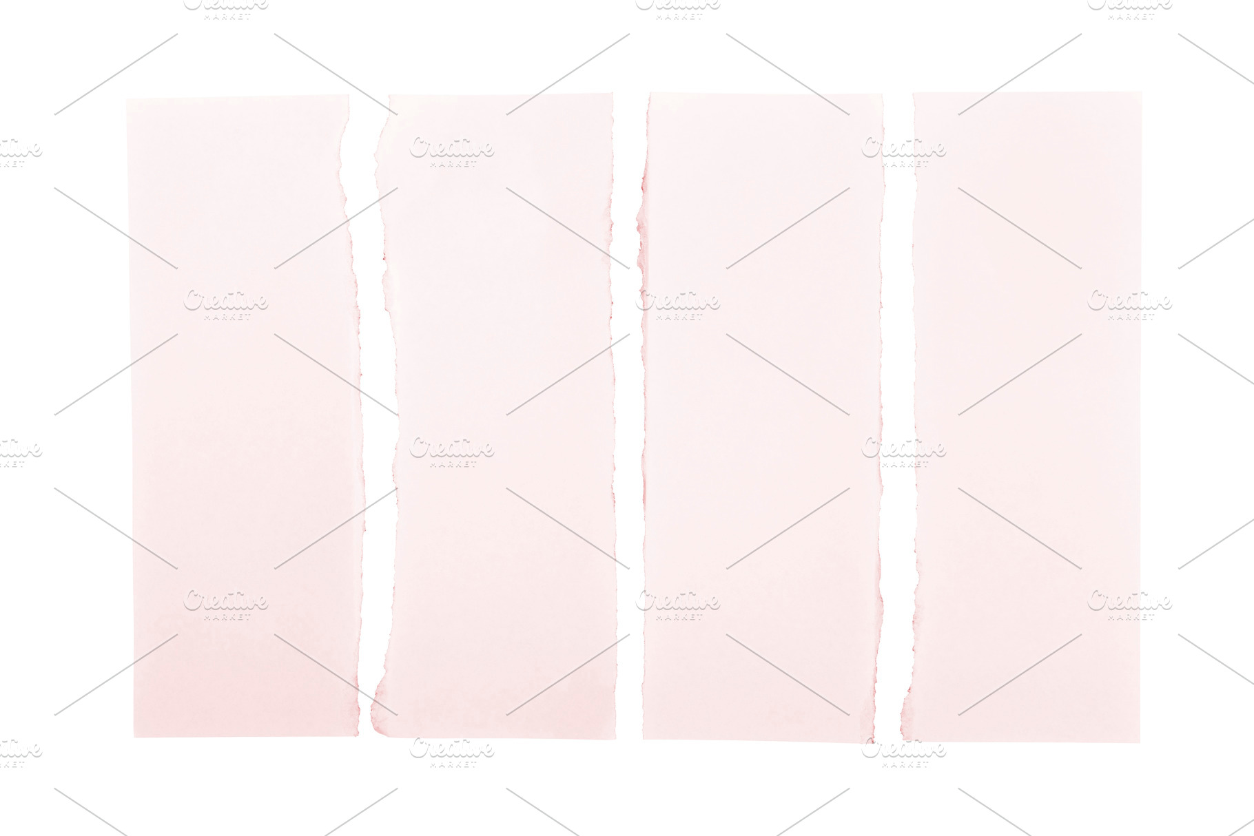 Pink Torn Paper Strips, a Background Photo by THP Creative