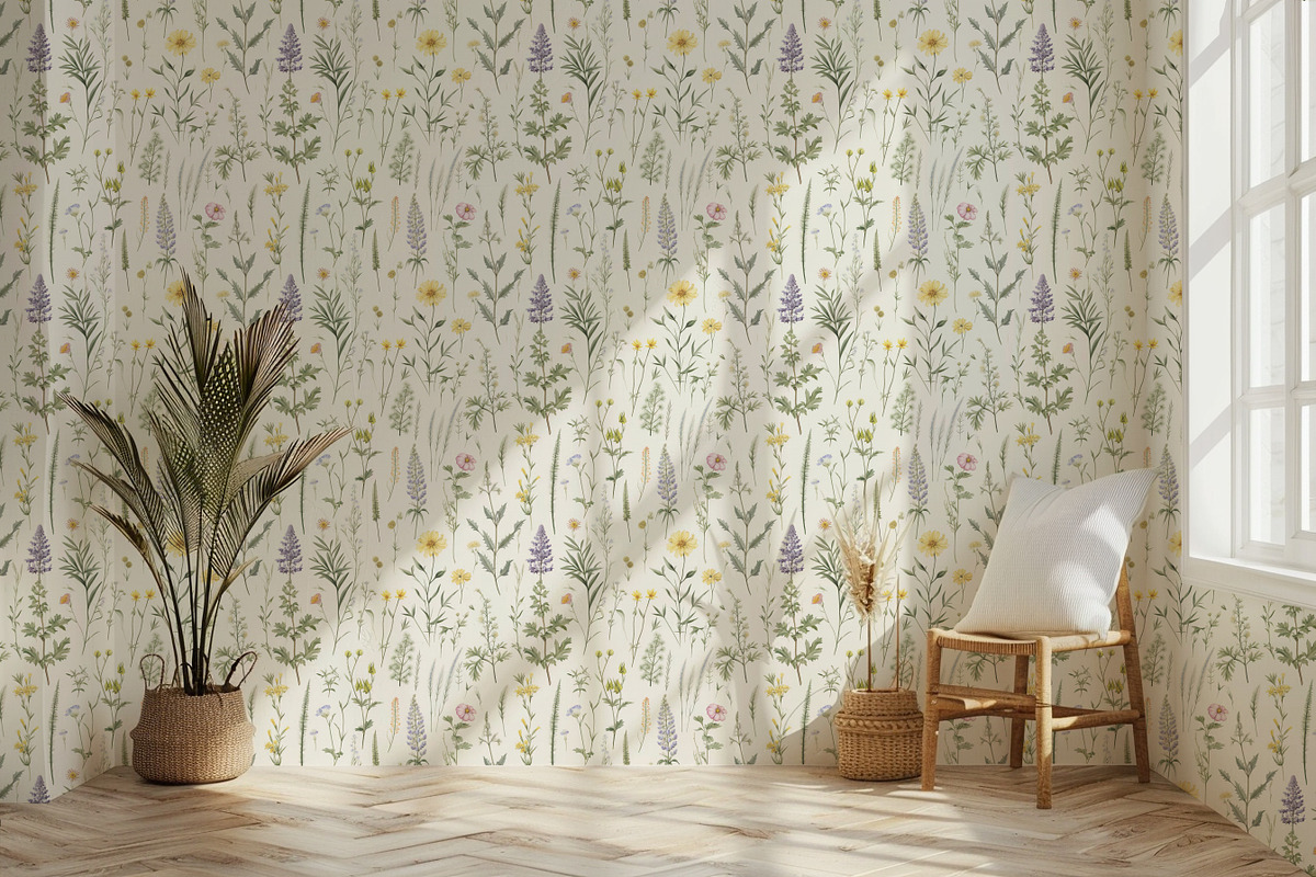 Wildflowers Print Seamless Patterns, a Pattern Graphic by Olya Creative (Photo 14 of 15)