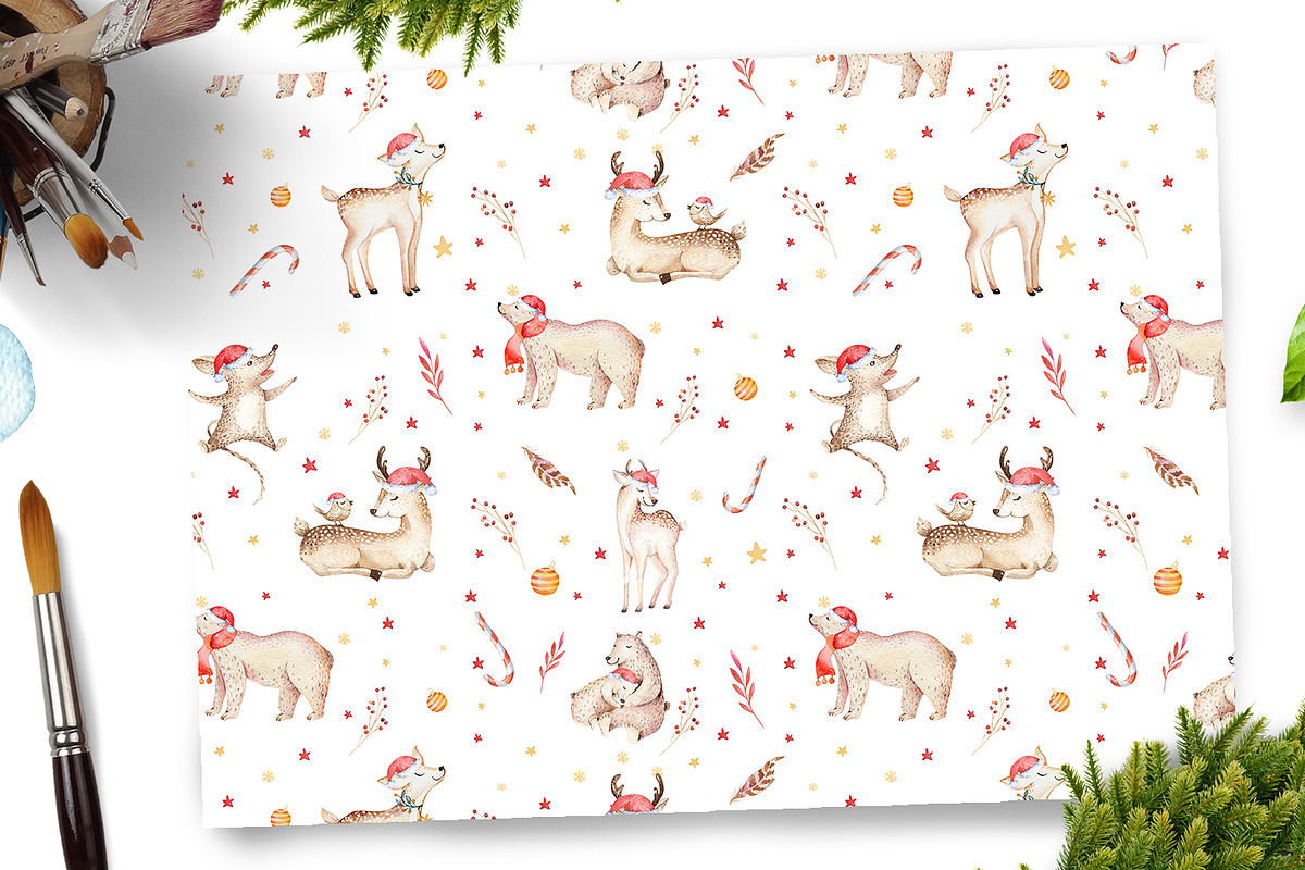 Christmas bear collection, an Animal Illustration by Peace ART (Photo 8 of 11)