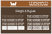 The Horse's Step font, a Font by weknow (Thumbnail 7 of 8)
