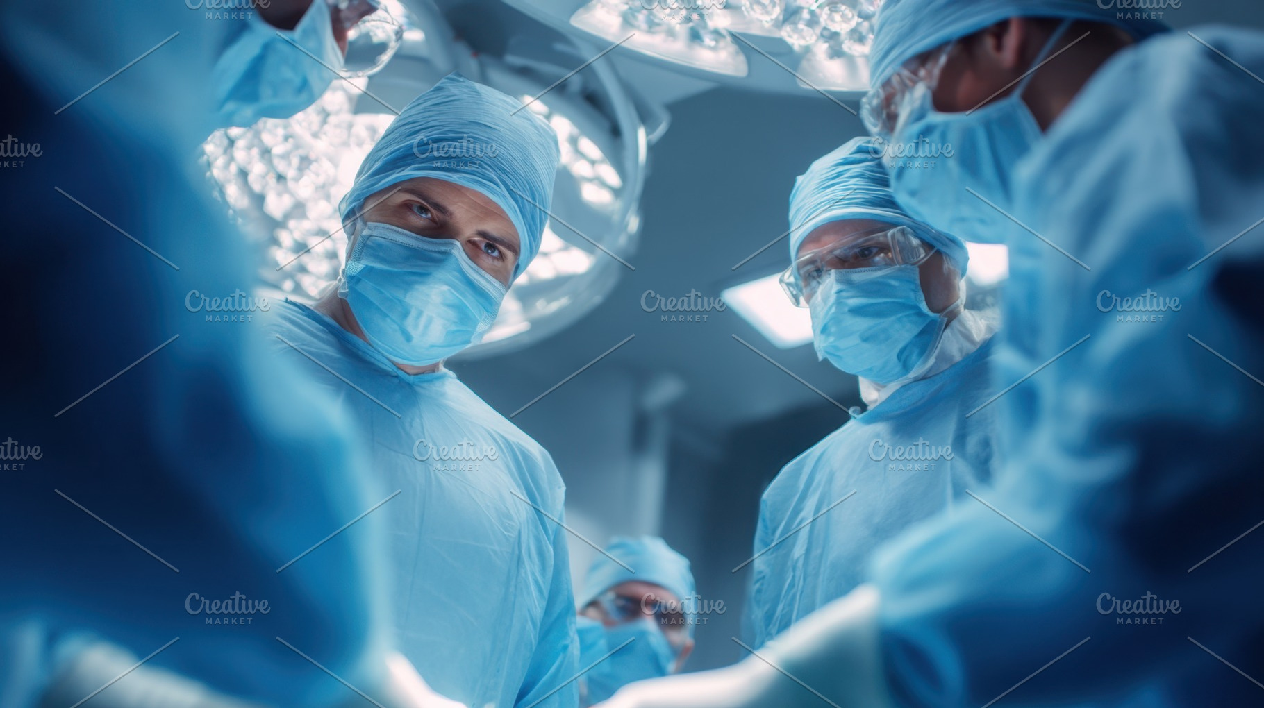 Surgeons team up in OR, a Photo by Beautiful things