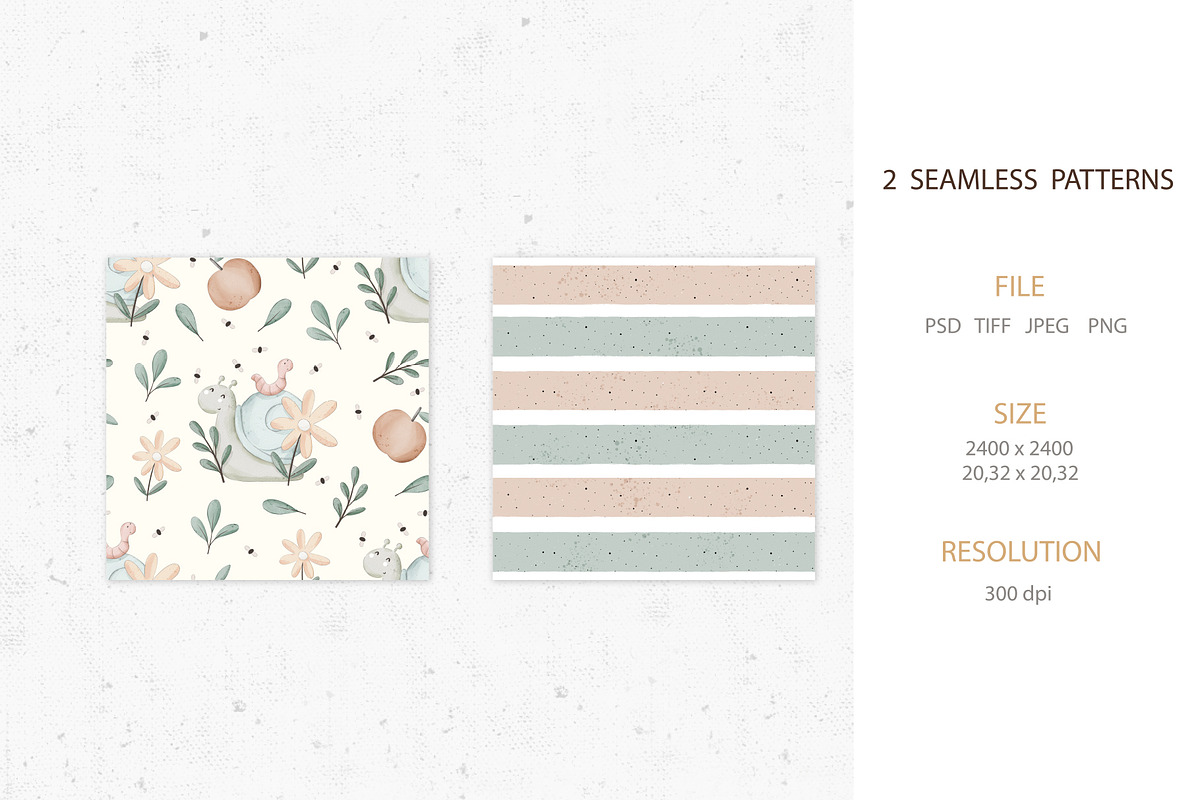 Snail, a Pattern Graphic by AnnieArt (Photo 2 of 4)