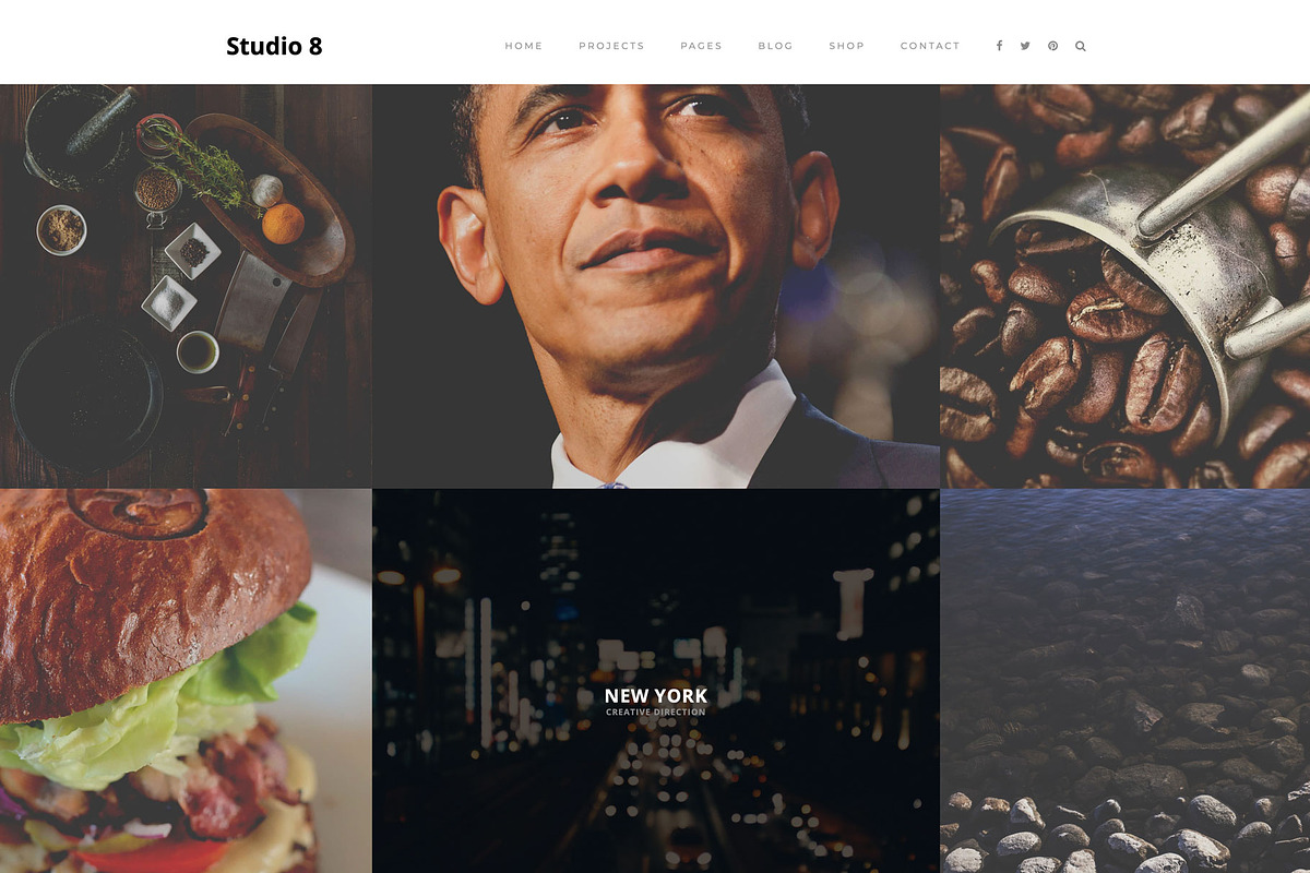 Studio 8, a WordPress Template by WPlook WordPress Themes (Photo 2 of 5)