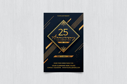 Anniversary Celebration, a Print Template by DesignWorkz