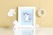 Kids Room Frame Mockups - Unicorn, a Product Mockup by Milan Mockup (Thumbnail 6 of 6)