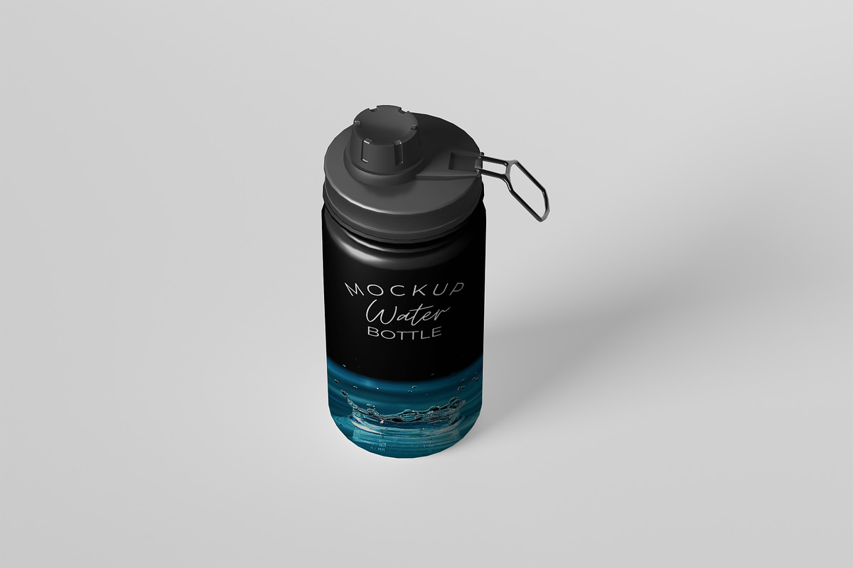 WATER BOTTLE MOCKUP, a Packaging Mockup by kebunmockup (Photo 3 of 5)