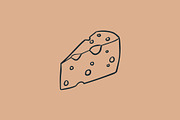 Vector Cheese Graphics, an Illustration by Dorey Kronick Art&Design (Thumbnail 5 of 22)