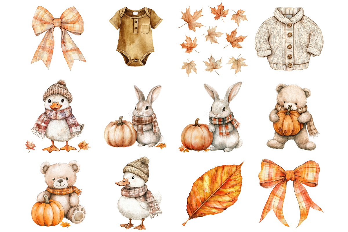 Pumpkin Baby Shower PNG, a Seasonal Illustration by CitraGraphics (Photo 4 of 4)