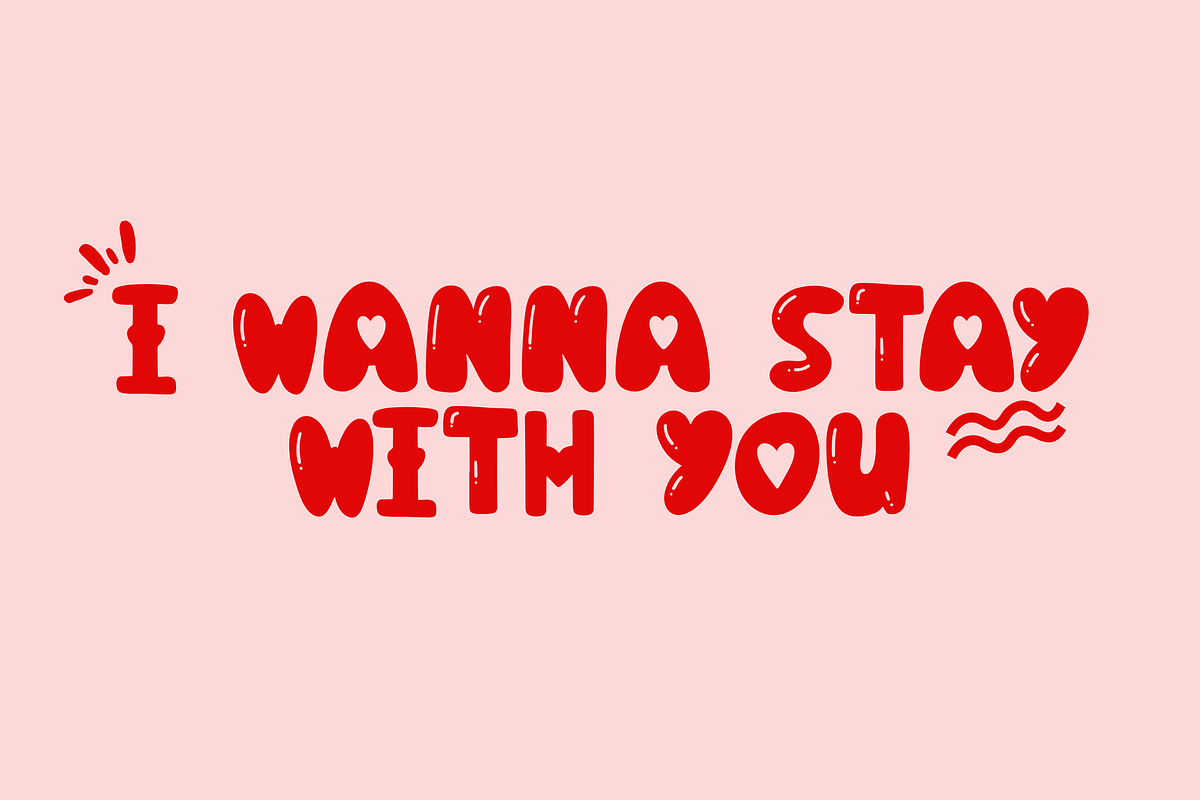 Puffy Love, a Handwritten Font by Dm Studio (Photo 8 of 10)