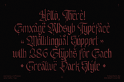Emxage Aldsyb — Blackletter Font, a Blackletter Font by Enxyclo Studio (Thumbnail 10 of 18)